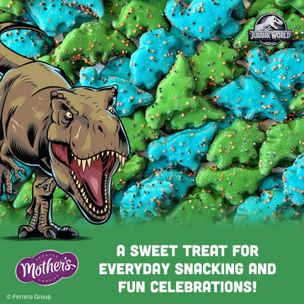 Mother'S Chocolatey Dynamite Dinosaurs Cookies, Inspired by Jurassic World, 1 Resealable Bag, 9 Oz​