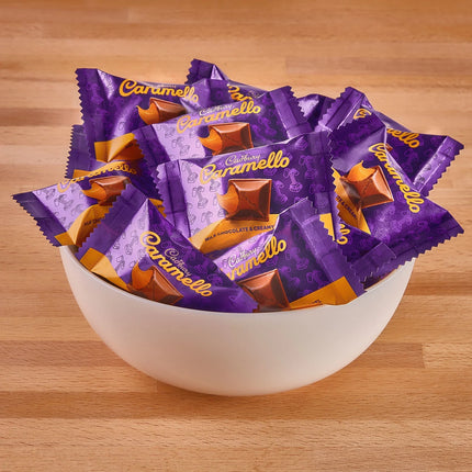 Cadbury Caramello Miniatures Milk Chocolate Caramel Candy, Share Pack 8 Oz