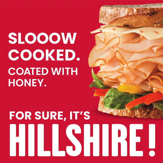 Hillshire Farm Ultra Thin Sliced Honey Roasted Turkey Breast Deli Lunch Meat, 16 Oz Plastic Tub