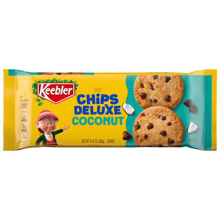 Keebler Chips Deluxe Coconut Baked Cookies, 9.45Oz
