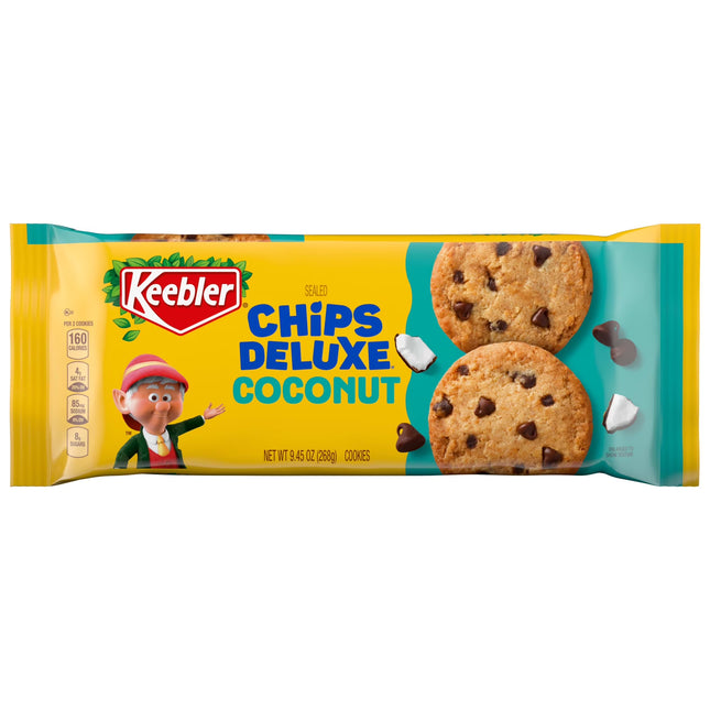 Keebler Chips Deluxe Coconut Baked Cookies, 9.45Oz