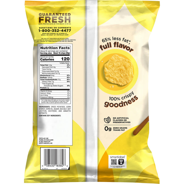 Lay'S Baked Gluten-Free Original Potato Chips, 6.25 Oz.