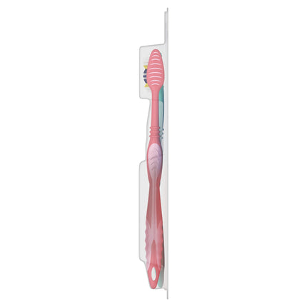 Colgate Extra Clean Flexible Grip Adult Manual Toothbrush, Medium, 4 Pack