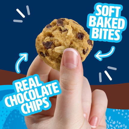 Kellogg'S Nutri-Grain Power-Fulls Chocolate Chip Chewy Soft Baked Oat Bites, Protein Snacks, 5.6 Oz, 4 Count