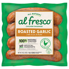 al fresco Chicken Sausage, Roasted Garlic with Onion & Herbs