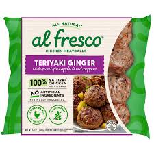 afresco Teriyaki Ginger Meatballs 12 oz