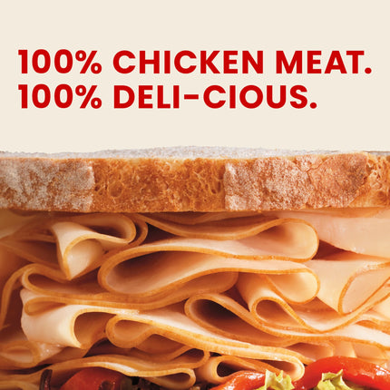 Hillshire Farm Ultra Thin Rotisserie Seasoned Chicken Breast, Deli Lunch Meat, 9 Oz Plastic Tub