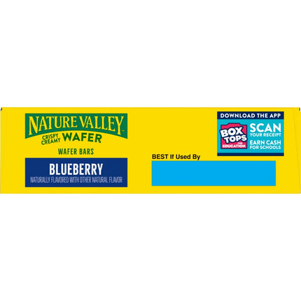 Nature Valley Crispy Creamy Wafer Bars, Blueberry, Whole Grain, 5 Bars, 6.5 Oz