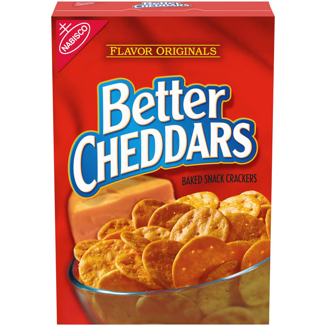 Better Cheddars Baked Snack Cheese Crackers, 6.5 Oz