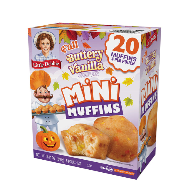 Little Debbie Family Pack Fall Mini Muffins (Buttery Vanilla)