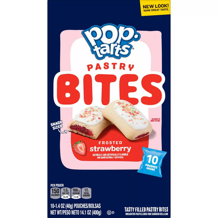 Pop-Tarts Bites Frosted Strawberry Pastries - 10Ct /14.1Oz
