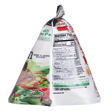 HORMEL Real Bacon Bits Topping, Salad Topping, 25 Calories per Serving, Shelf-Stable, 6 Oz Plastic Pouch