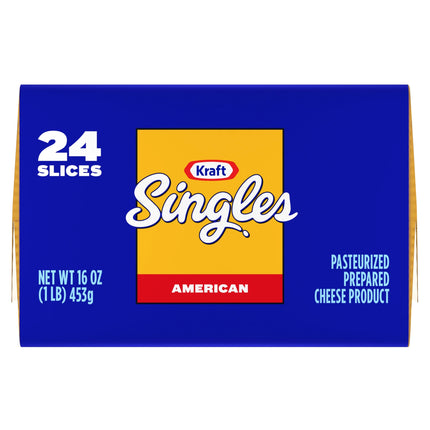 Kraft Singles American Cheese Slices, 24 Ct Pk, Refrigerated