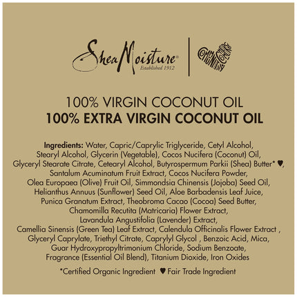Sheamoisture Organic Smo 100% Pure Coconut Oil 10.5 Oz