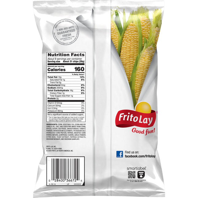 Fritos Corn Chips BBQ Flavor Snack Chips, 9.25 Ounce Bag