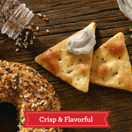 Town House Pita Crackers Everything Flavor Oven Baked Crackers, Party Snacks, 9.5 Oz