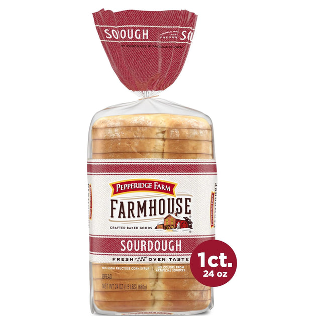 Pepperidge Farm Farmhouse Sourdough Bread, 24 Oz Loaf