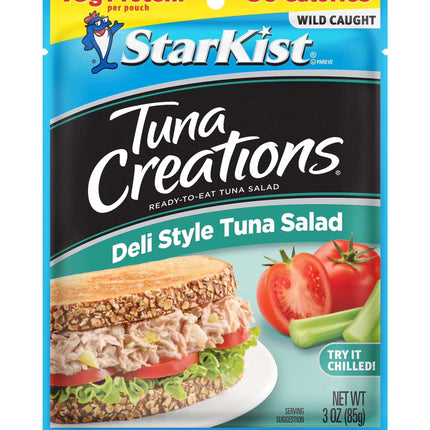 Starkist Tuna Creations, Deli Style Tuna Salad, 3 Oz Pouch