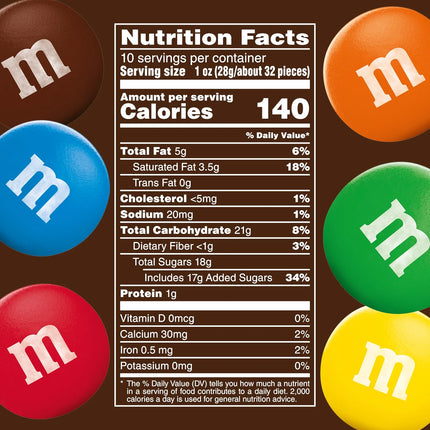 M&M'S Milk Chocolate Summer Candy, Sharing Size - 10 Oz Resealable Bag