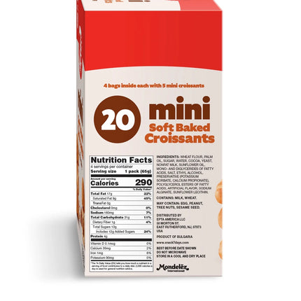 7Days Mini Croissants, Chocolate, Breakfast on the Go, Non-Gmo (Pack of 4)
