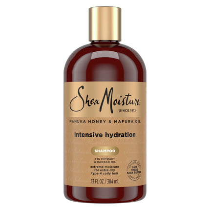 Sheamoisture Moisturizing Intensive Hydration Daily Shampoo Manuka Honey & Mafura Oil Curly, 13 Oz