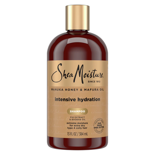 Sheamoisture Moisturizing Intensive Hydration Daily Shampoo Manuka Honey & Mafura Oil Curly, 13 Oz