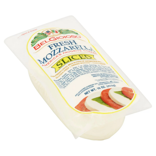 BelGioioso Fresh MozzarellaPre-Sliced Specialty Cheese, 16 oz