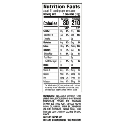 RITZ Fresh Stacks Original Crackers, Travel Snacks, 11.8 Oz (8 Multi Snack Packs)