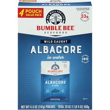 Bumble Bee Premium Albacore Tuna in Water 4/Pk 5 oz