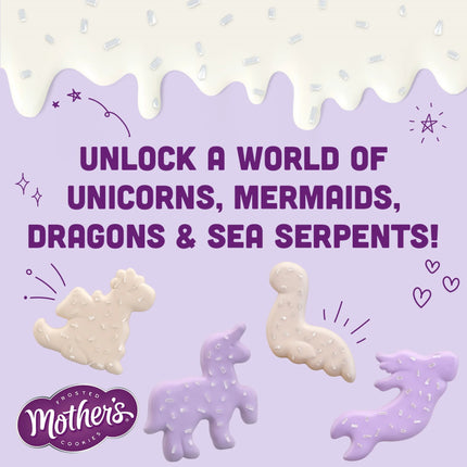 Mother'S Sparkling Mythical Creatures Cookies, 1 Resealable 9 Oz Bag