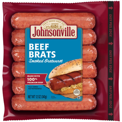 Johnsonville Beddar with Double Cheddar Smoked Pork Sausage & Cheddar Cheese 14Oz Package (Refrigerated)