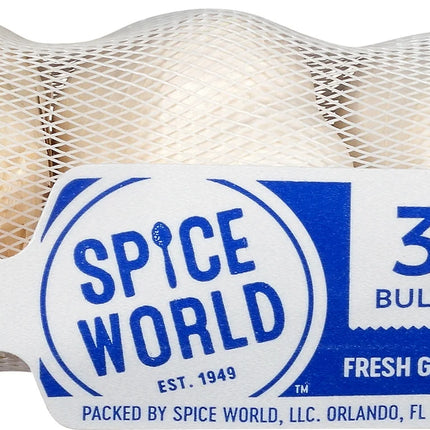 Spice World Fresh Garlic Sleeve, 3 Count