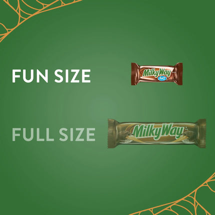 Milky Way Fun Size Halloween Chocolate Candy Bars - 18.47Oz Bag