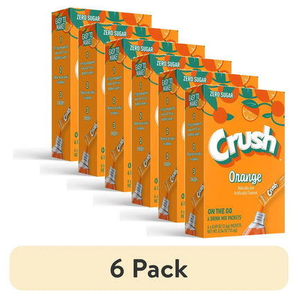 Crush Grape Powder Drink Mix, Sugar-Free, 6 Count