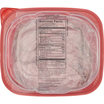 Hillshire Farm Ultra Thin Black Forest Ham Deli Lunch Meat, 9 Oz