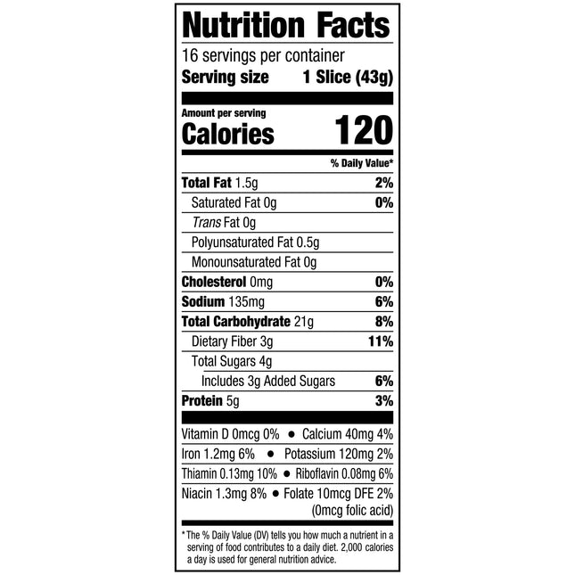 Pepperidge Farm Whole Grain 100% Whole Wheat Bread, 24 Oz Loaf