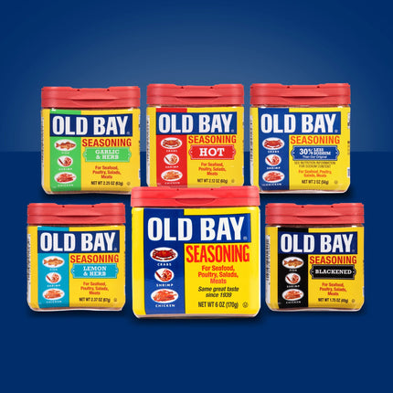 OLD BAY Gluten Free 30% Less Sodium Seasoning, 2.0 Oz Can