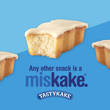 Tastykake Butterscotch Krimpets, Butterscotch Icing, Snack Cakes, 12 Oz, 12 Count, Shelf-Stable