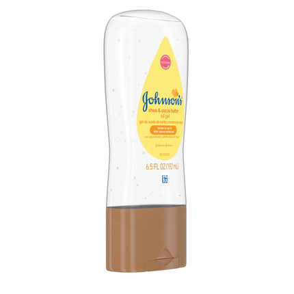 Johnson'S Baby Body Moisturizing Oil Gel with Shea & Cocoa Butter, Nourishes, 6.5 Fl Oz