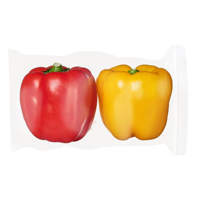 Fresh Organic Color Bell Peppers, 2 Count