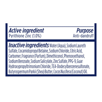 Dove Damage Therapy Derma Anti-Dandruff Shampoo for Flaky Scalp Dryness + Itch with Pyrithione Zinc & Coconut Oil, 12 Oz