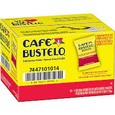 Cafe Bustelo Espresso Coffee Single-Serve 2 oz  30 Packet