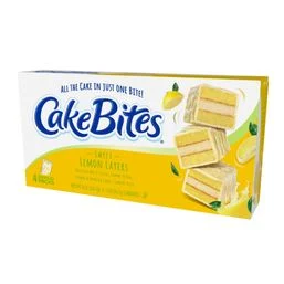 CakeBites Sweet Lemon Layers 2 oz • 4 x 2 oz