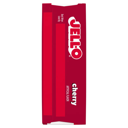Jell-O Cherry Gelatin Dessert Mix, Family Size, 6 Oz Box