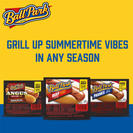 Ball Park Bun Length Beef Hot Dogs, 15 Oz, 8 Count