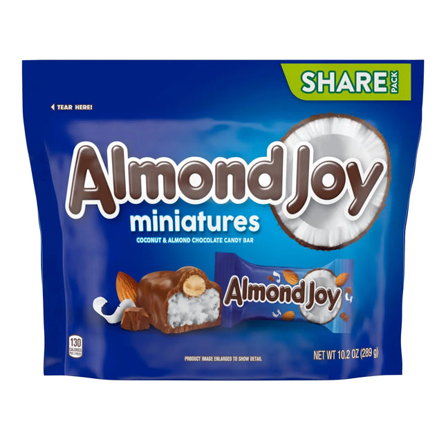 Almond Joy Miniatures Coconut and Almond Chocolate Candy, Share Pack 10.2 Oz