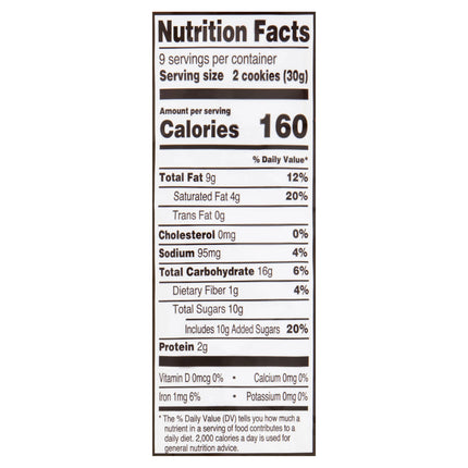 Great Value Fudge Covered Peanut Butter Filled Cookies, 9.5 Oz