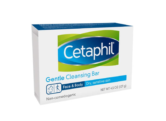 Cetaphil Gentle Cleansing Bar, 4.5 oz pack of 3