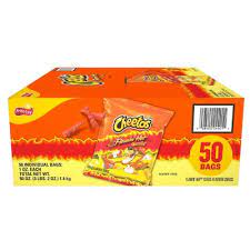 CHEETOS CRUNCHY FLAMIN HOT 50/1 OZ BAGS