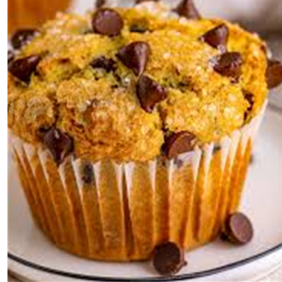GOURMET CHOCOLATE CHIPS MUFFINS 1Individually Wrapped  2 CT/4 OZ